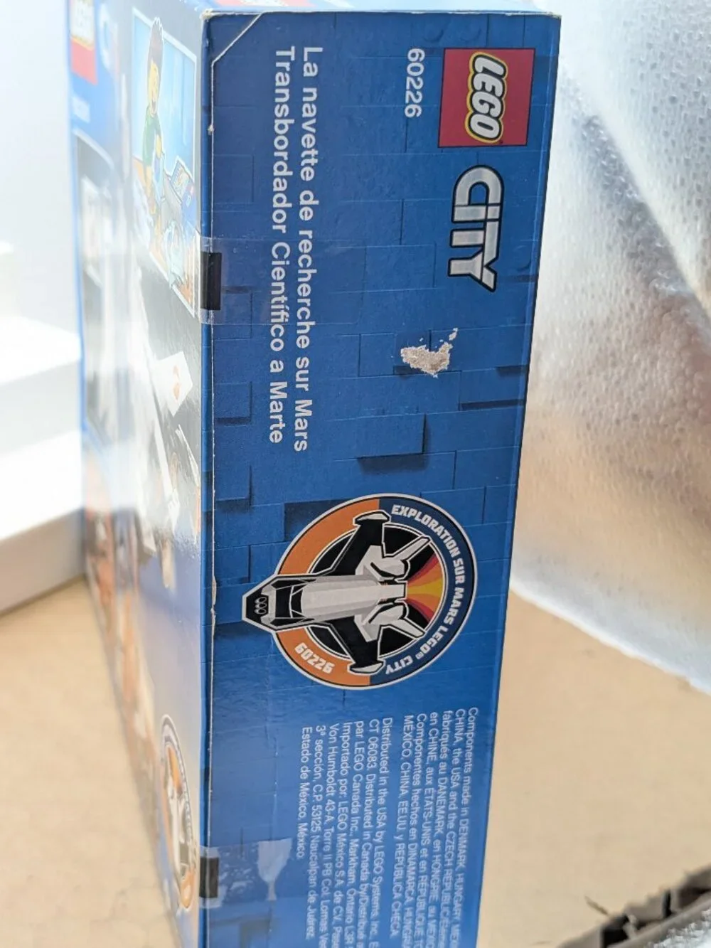 SEALED 2019 Retired LEGO 60226 City Mars Research Shuttle